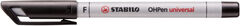 Stabilo Folienstift OHPen Universal non-permanent, F, schwarz
