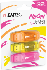 Emtec USB-Stick C-410, 32 GB, USB 2.0, 3 Stück