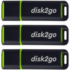 disk2go USB-Stick passion, 16 GB, USB 2.0, 3 Stück