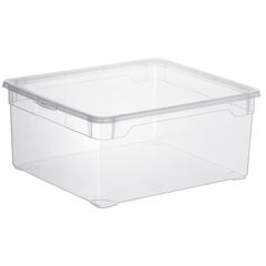 ClearBox Kunststoffbox, 33.5 x 17 x 40 cm, 18 Liter, transparent