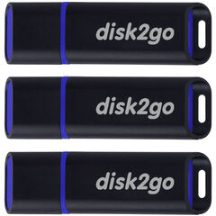 disk2go USB-Stick passion, 32 GB, USB 2.0, 3 Stück