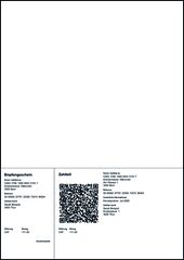 Polizza di pagamento per fatture QR A4, 90g/m2, con perforazione, 1000 pezzi