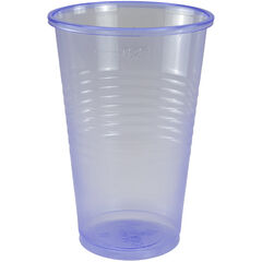 EJS Trinkbecher Blau transparent, 2dl, 100Stk.