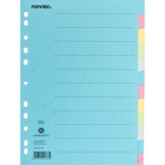 novooo Répertoire, multicolore A4, 12 divisions
