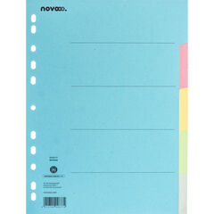 novooo Répertoire, multicolore A4, 5 divisions