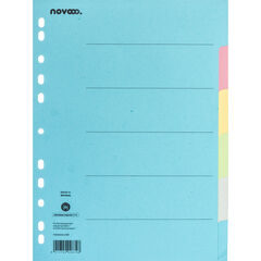 novooo Répertoire, multicolore A4, 6 divisions