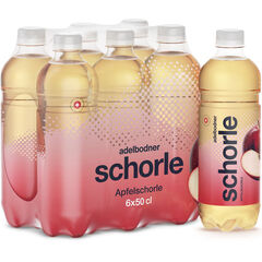 Adelbodner Apfelschorle, 50 cl, 6 Stk.