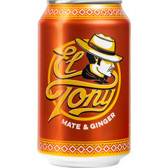El Tony Mate & Ginger, Alu, 33 cl, 24 Stk.