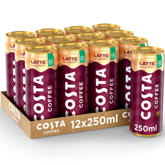 Costa Coffee Latte, 25 cl, 12 Stk.