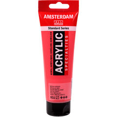 Amsterdam Peinture acrylique, rouge métallique, 120 ml