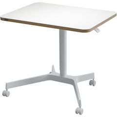 Leitz höhenverstellbarer Schreibtisch Ergo, 80 x 60 cm, weiss