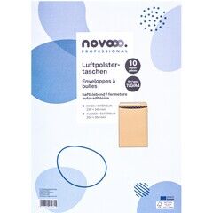 novooo Luftpolstertaschen Professional, 250 x 350 mm, braun, 10 Stück