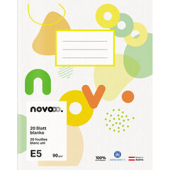 novooo Schulheft, 175 x 220 mm, blanco