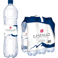 Cristallo Mineralwasser, blau, ohne Kohlensäure, 150 cl, 6 Stück