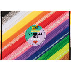 Folia Pfeifenputzer Chenille Mix Jumbo, 700 Stück, assortiert