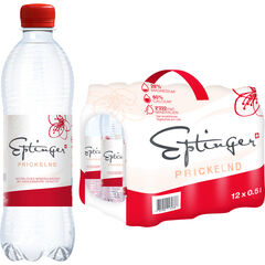 Eptinger Wasser Rot, mit Kohlensäure, 50 cl, 12 Stück