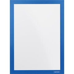 Magnetoplan Magnetrahmen Magnetofix, A4, selbstklebend, 2 Stück, blau