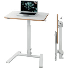 Leitz Sitz-/Stehtisch höhenverstellbar Ergo Compact Workstation Pro, 65 x 46 cm, weiss