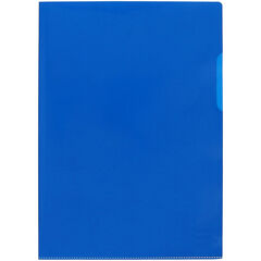 novooo Sichtmappen Professional, 100 Stück, A4, 120 µm, genarbt, blau