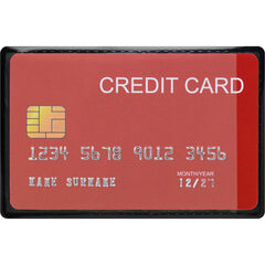 Kolma Portacarte di credito RFID Secure, 85 x 55 mm, 280 µm, nero