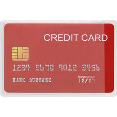 Kolma Portacarte di credito RFID Secure, 85 x 55 mm, 280 µm, nero