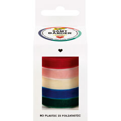 Folia Geschenkbänder Samt Classic, 10 mm x 2 m, assortiert