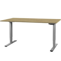Contini Elektrisch höhenverstellbarer Schreibtisch ET225E, 180 x 80 cm, eiche