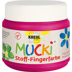 KREUL Stoff-Fingerfarbe MUCKI, 150 ml, pink, 1 Stück